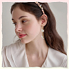 600Pcs 10 Styles ABS Plastic Imitation Pearl & Acrylic Bead Caps OACR-SC0002-36-5