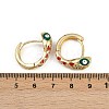 Brass Micro Pave Cubic Zirconia Hoop Earrings EJEW-B146-02G-05-5