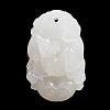 Natural White Jade Carved Pendants LS-G-S384-01A-1