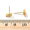 Double Horse Eye Brass Micro Pave Clear Cubic Zirconin Stud Earrings EJEW-D318-06G-6