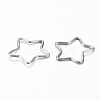 304 Stainless Steel Keychain Clasp Findings STAS-G161-07B-2