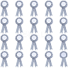 Award Ribbon Shape Iron Badge Pins JEWB-WH20002-04C-1