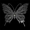 2 Sheets 2 Style  Glitter Hotfix Rhinestone DIY-GF0006-60-4