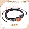 1Pc Sport Theme Cowhide Multi-strabd Bracelets BJEW-LP0003-50B-2
