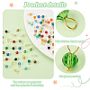 114Pcs 19 Colors Glass Charms PALLOY-PH01699-4