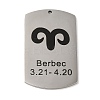 Non-Tarnish 304 Stainless Steel Pendants LS-STAS-C098-01C-P-1