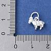 925 Sterling Silver 3D Chinese Zodiac Charms STER-P066-01S-08-3