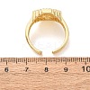 Brass Cuff Open Rings KK-CBA90BB-08G-5