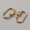 Alloy Screw Carabiner Lock Charms FIND-WH0111-370G-1