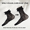 4 Pairs 4 Colors Nylon Women's Socks AJEW-CN0004-35-2