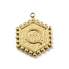 201 Stainless Steel Pendants STAS-R227-01Q-G-1