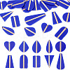 20Pcs 10 Styles Opaque Resin & Wood Pendants RESI-TA0004-68-1