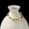304 Stainless Steel Hexagon Link Chain Bracelets for Women Men BJEW-F488-16G-3