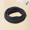 10M Round Imitation Leather Braided Cord WL-GF0001-32A-05-7
