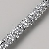Glass Rhinestone Rubber Cord DIY-TAC0026-07B-1
