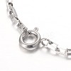Stainless Steel Charm Bracelets BJEW-JB01927-3