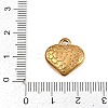 Hammered 304 Stainless Steel Pendants STAS-L313-01C-G-3