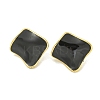 PVD Vacuum Plating 304 Stainless Steel & Enamel Stud Earrings for Women EJEW-G401-02G-03-2