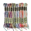 12 Skeins 6 Colors 6-Ply Polyester Embroidery Floss OCOR-FS0001-01B-03-1