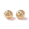 Brass Hollow Beads KK-P226-39CG-01-1