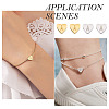 4Pcs 2 Colors Stainless Steel Beads STAS-TA0002-72A-7