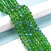 Electroplate Glass Beads Strands LS-EGLA-A034-T4mm-L08-4