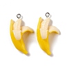 Opaque Resin Pendants LS-RESI-G040-B05-2