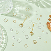64Pcs 8 Style Brass Linking Rings KK-BC0009-44-4