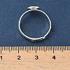Adjustable Brass Pad Ring Settings KK-K414-10C-S-3
