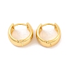 Brass Hoop Earrings for Women EJEW-U015-23G-03-1