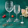 60Pcs 2 Colors Long-Lasting Plated Brass Hoop Earrings Findings KK-AN0001-01-7