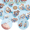 20Pcs 10 Styles Shell Big Pendants PALLOY-PH01671-4