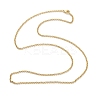 PVD Vacuum Plating 304 Stainless Steel Rolo Chain Necklaces X-NJEW-I248-11C-G-1
