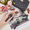 Imitation Leather & Alloy Undamaged Adjustable Bag Roller Buckles FIND-WH0126-162-4