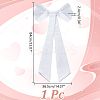 Detachable Velvet Bowknot for Garment Wedding Dress Accessories DIY-WH0588-13-2