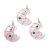 Natural Rose Quartz Pendants G-B023-01P-03-1