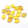 K9 Glass Cabochons Oval Flat Back Cabochons GGLA-L002B-03-2