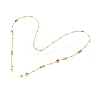PVD Vacuum Plating 304 Stainless Steel Link Eyeglasses Chains AJEW-EH00363-2