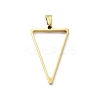 304 Stainless Steel Open Back Bezel Pendants STAS-Z091-05G-04-1