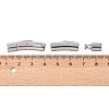 Tarnish Resistant Column 316 Surgical Stainless Steel Bayonet Clasps X-STAS-A021-5mm-4