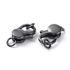 Brass Lobster Claw Clasps KK-B046-04EB-2