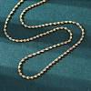 Brass Singapore Chains Necklace for Women NJEW-P265-27G-1