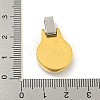 Ion Plating(IP) 304 Stainless Steel Pendants STAS-F307-10G-3