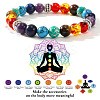 Bohemian Chakra Glass with Resin CB9860-4