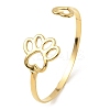 304 Stainless Steel Cuff Bangles BJEW-P302-07G-1