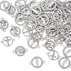 60Pcs 3 Styles Alloy Connector Charms with Crystal Rhinestone FIND-HY0002-57-1