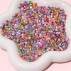 Mixed Color Imitation Cat Eye Glass Round Seed Beads SEED-NH0003-01A-05-1
