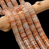 Natural Honey Jade Beads Strands G-G329-B02-8x1mm-1