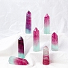 Point Tower Natural Fluorite Healing Stone Wands PW-WG85026-01-1