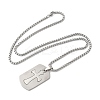201 Stainless Steel Pendant Necklaces LS-NJEW-D307-02P-B-2